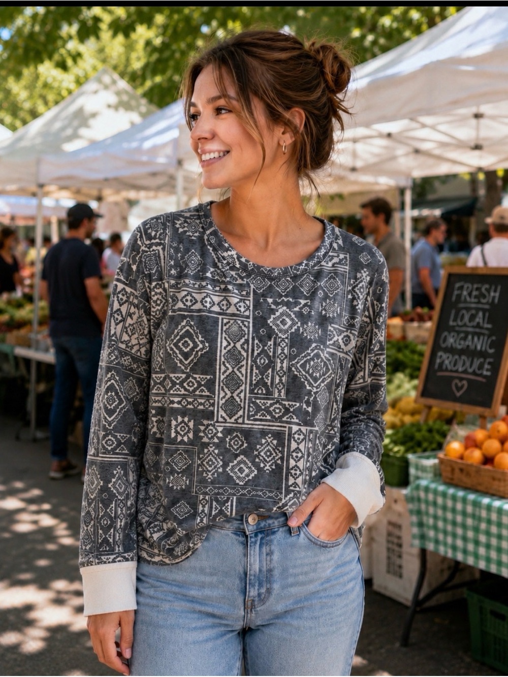 #233 BIBI PRINT TOP